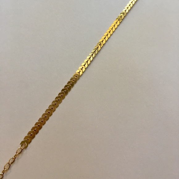 Gold Toned Anklet - Picture 5 of 8